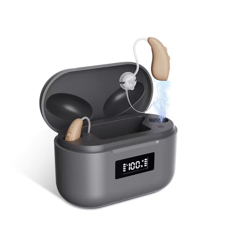 Rechargeable BTE Hearing Aid Pair